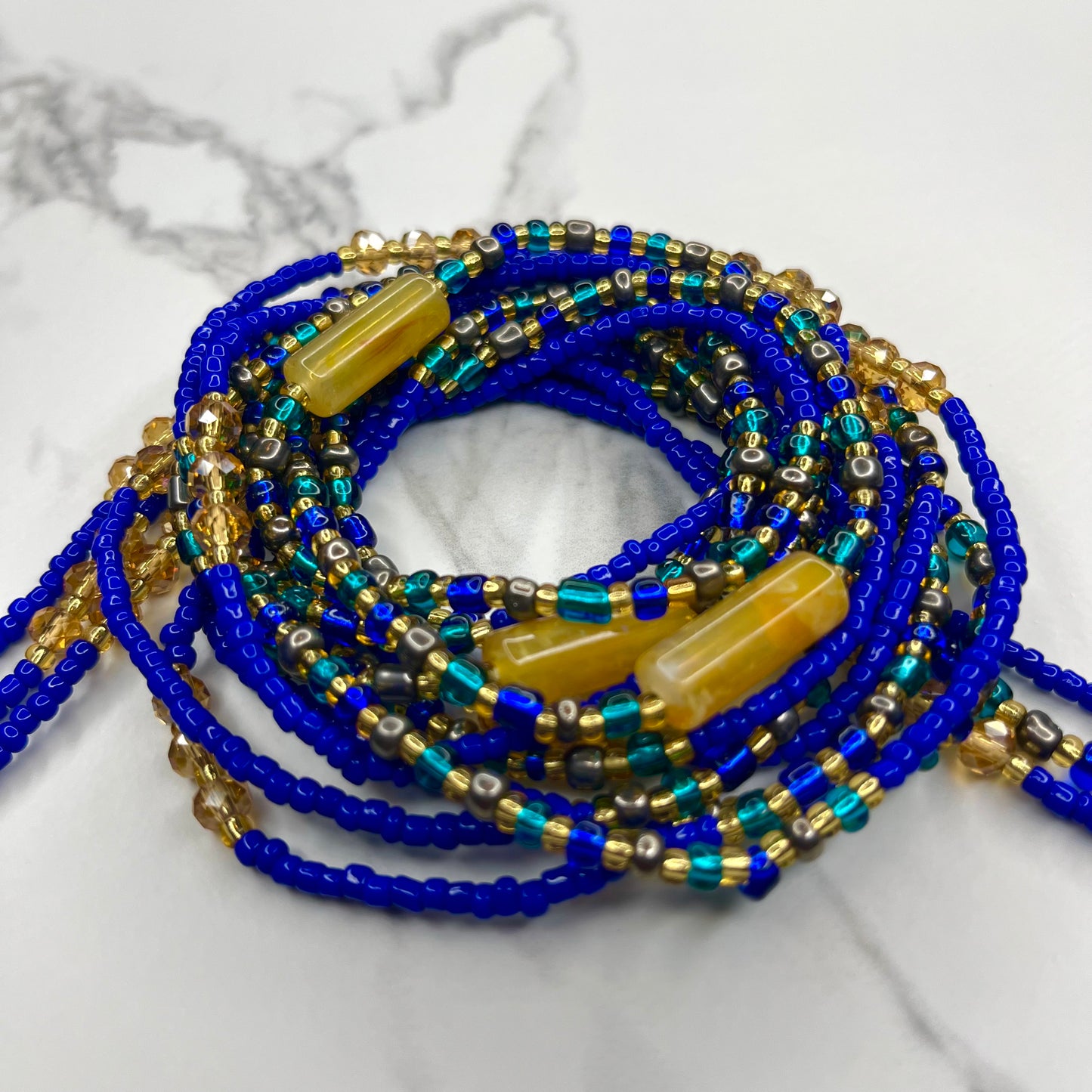 Azure Alignment Waist Beads