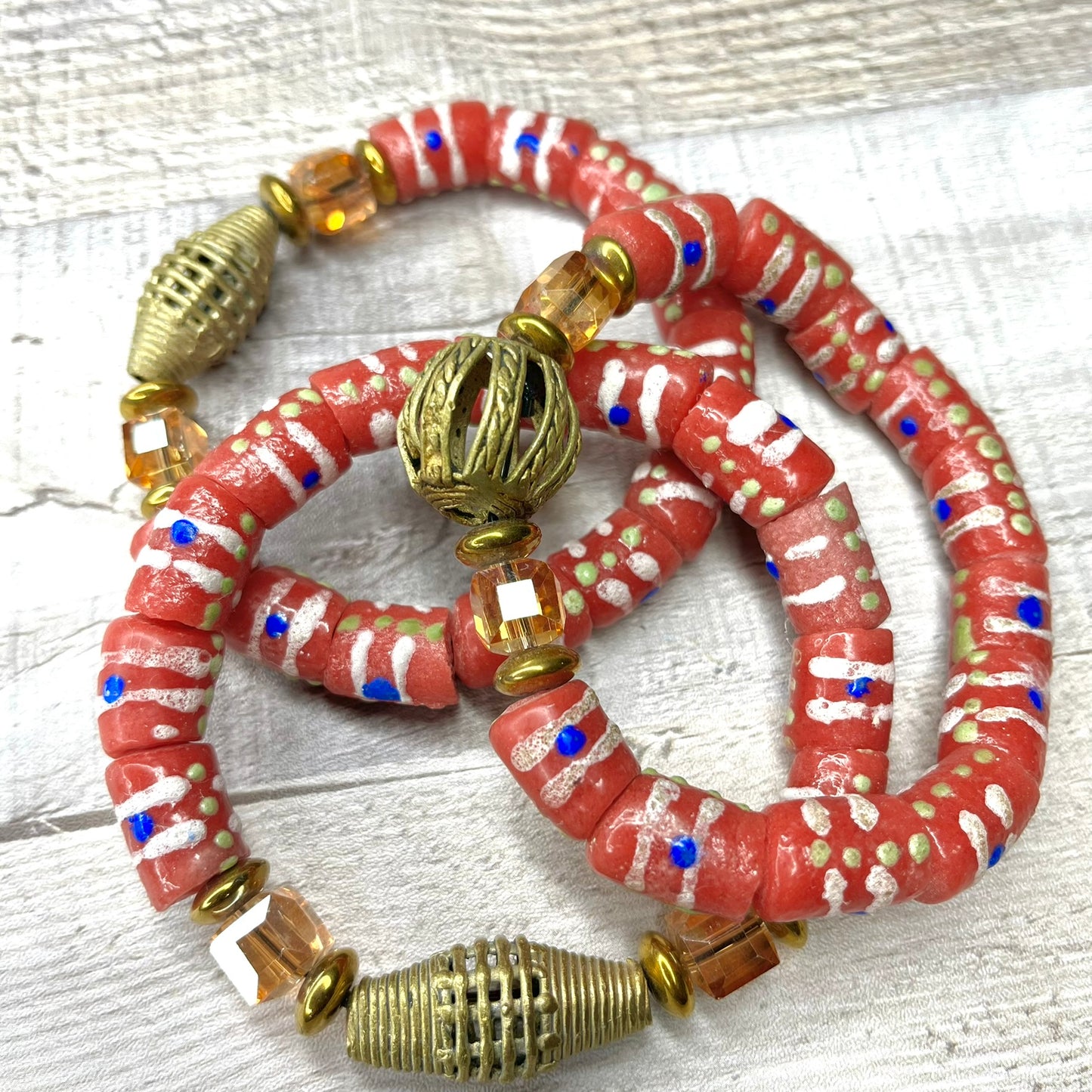 Jorley Unisex Krobo Beaded Bracelet