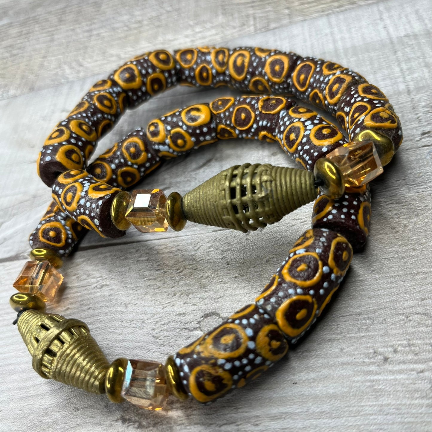 Shikponu Unisex Krobo Beaded Bracelet