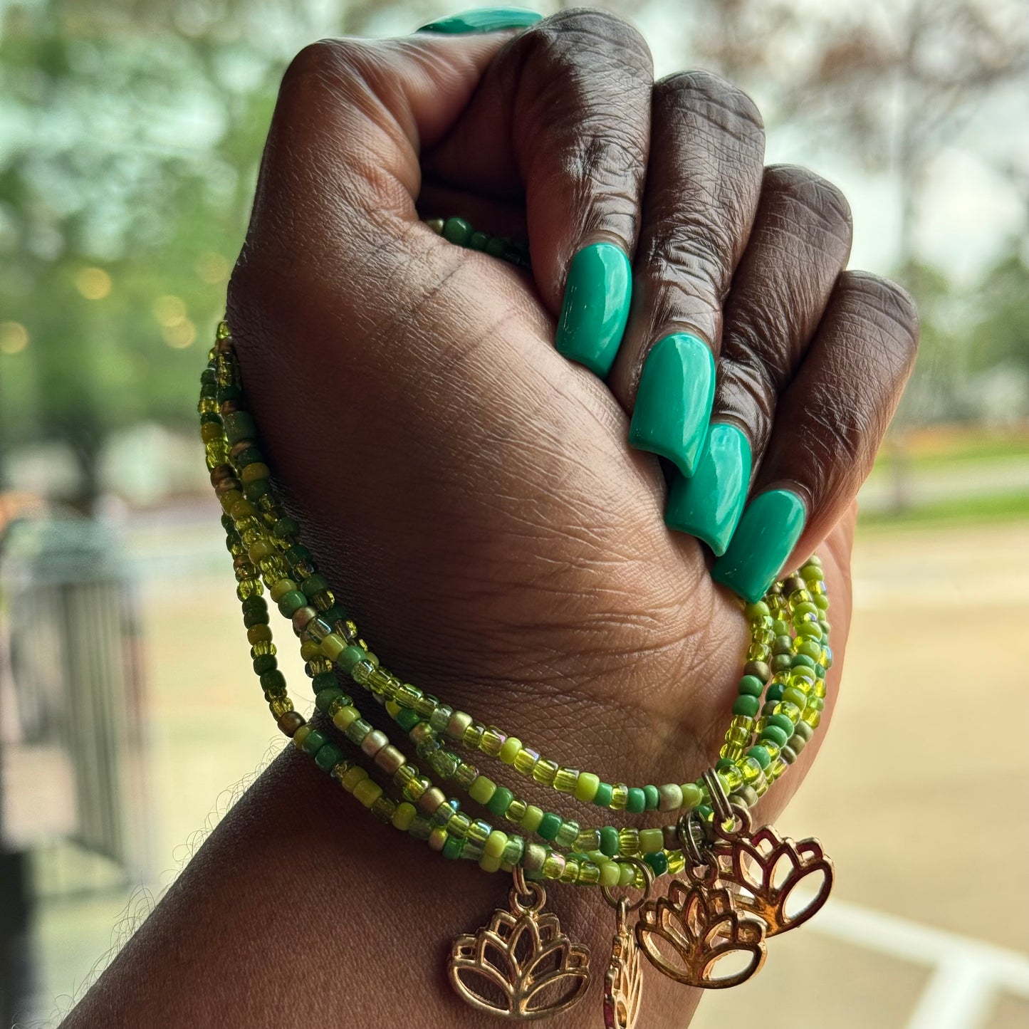 Lotus in Bloom Anklet