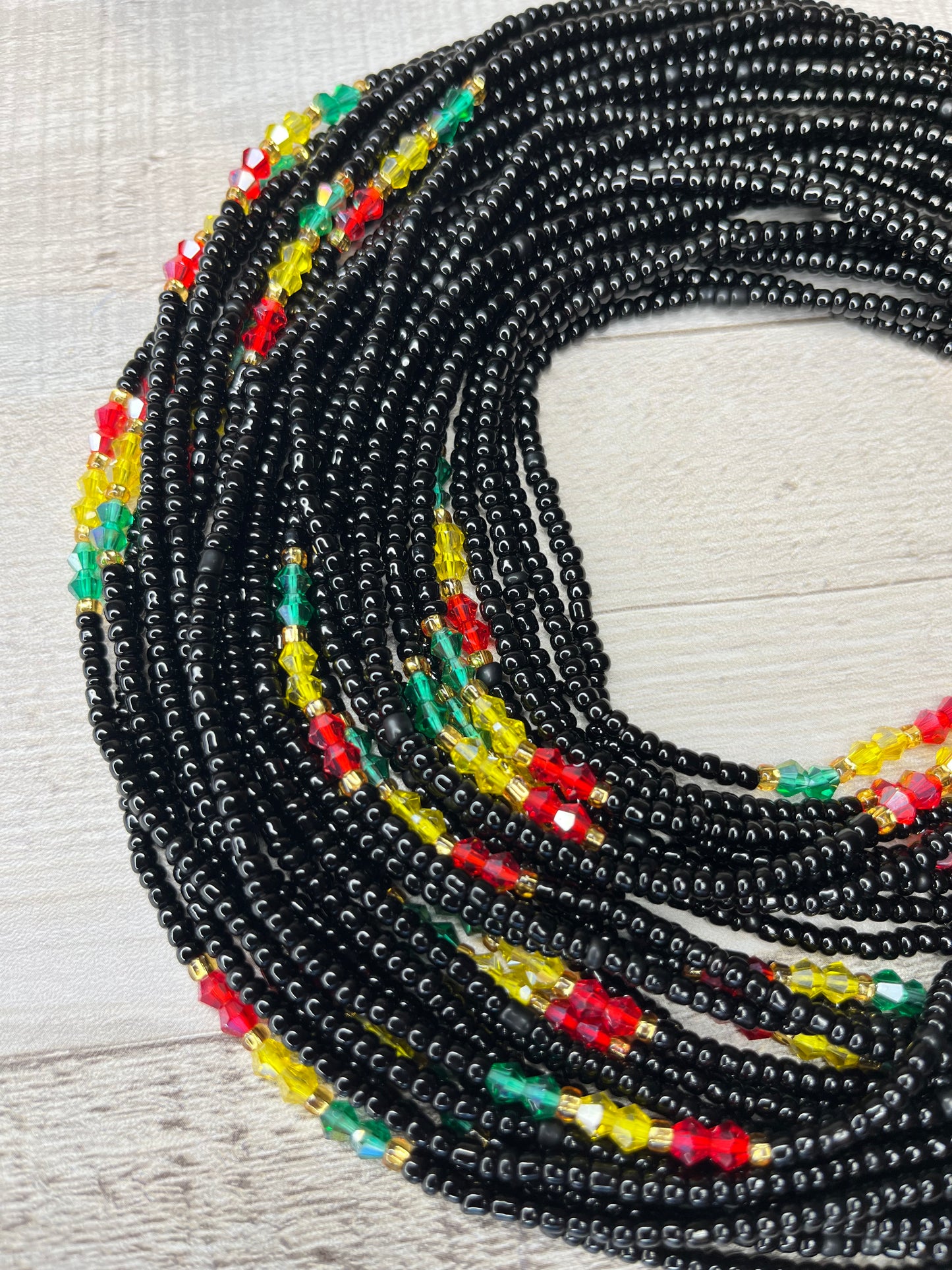Black Star Waist Beads
