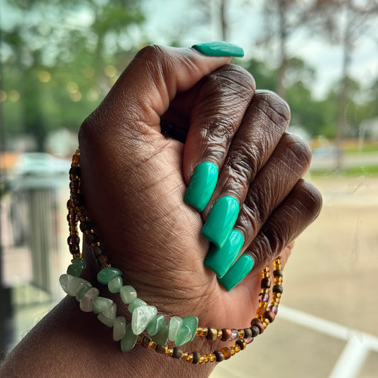 Earth + Stone Anklet