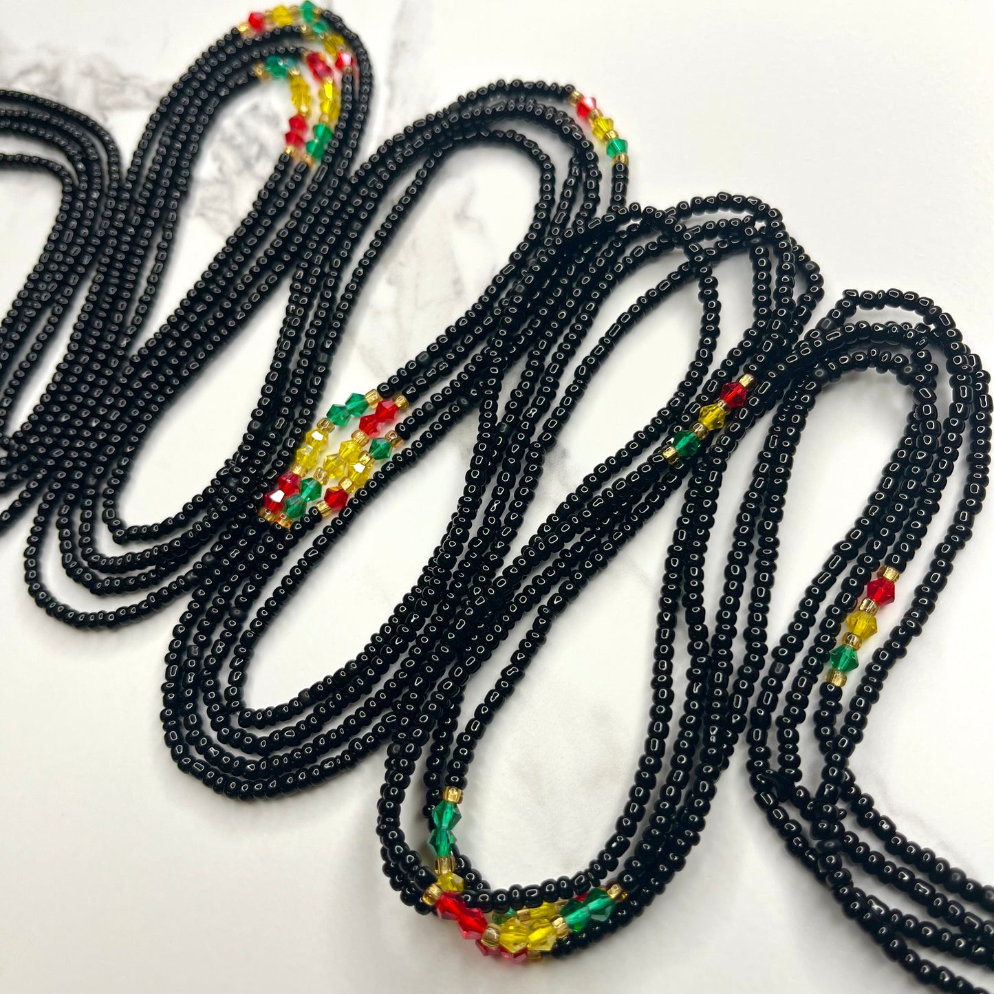 Black Star Waist Beads