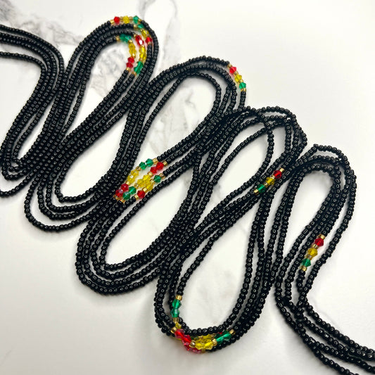 Black Star Waist Beads