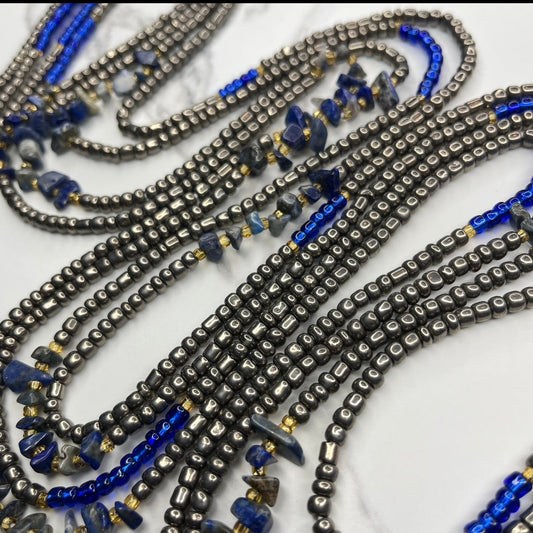 Lapis Sovereign Waist Beads