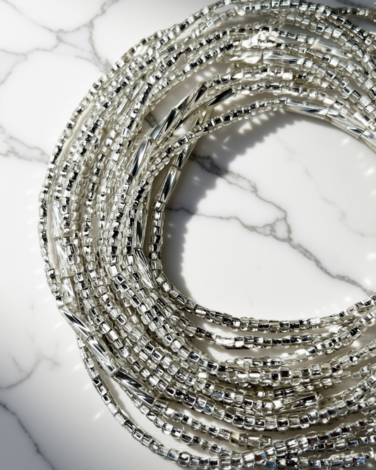Silver Lining Waist Beads