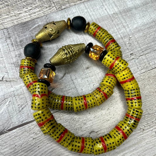 Akoben Unisex Krobo Beaded Bracelet