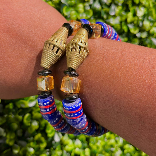 Kofi Unisex Krobo Beaded Bracelet