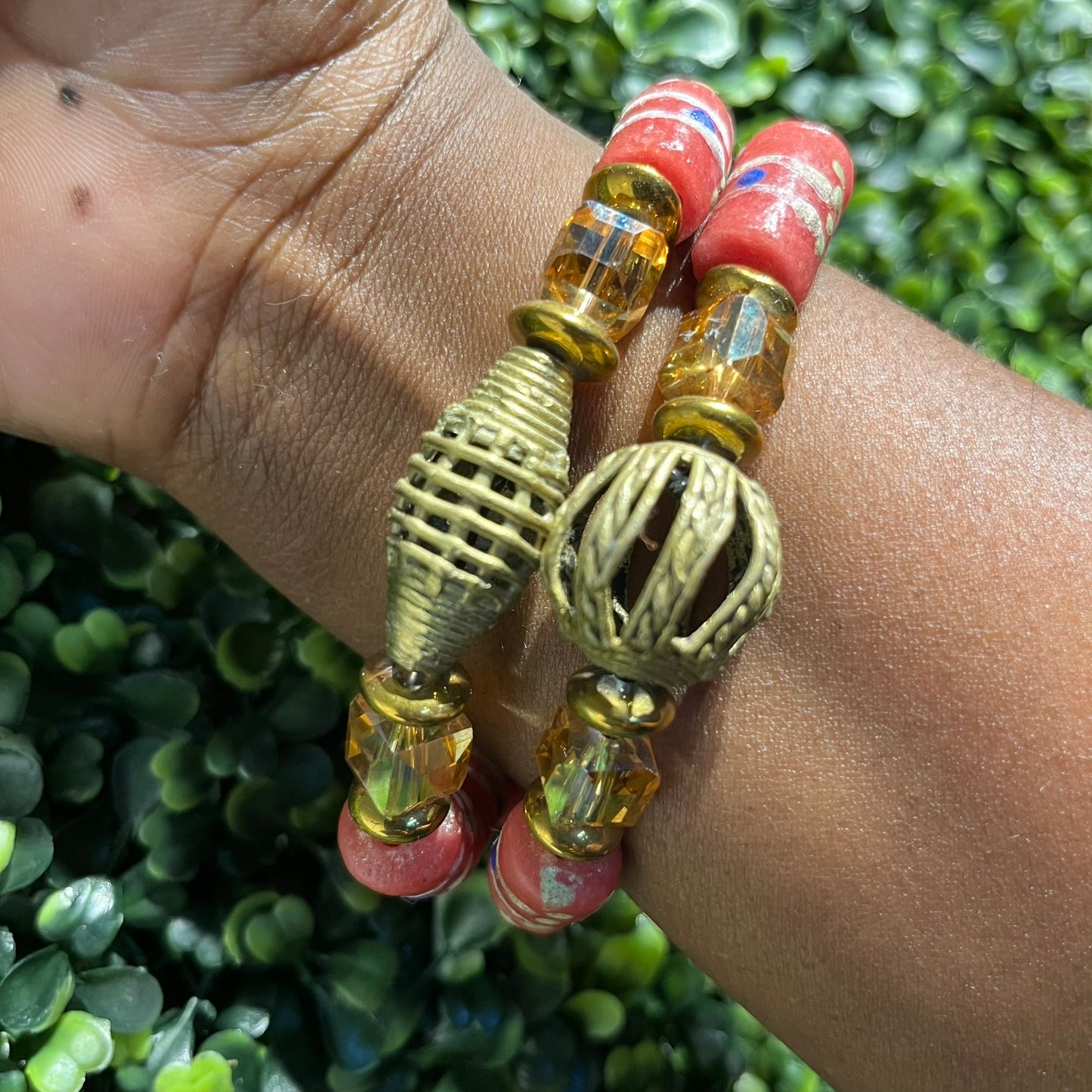 Jorley Unisex Krobo Beaded Bracelet