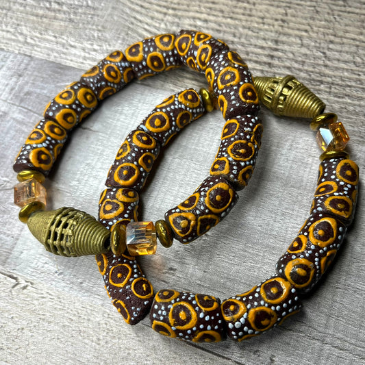 Shikponu Unisex Krobo Beaded Bracelet