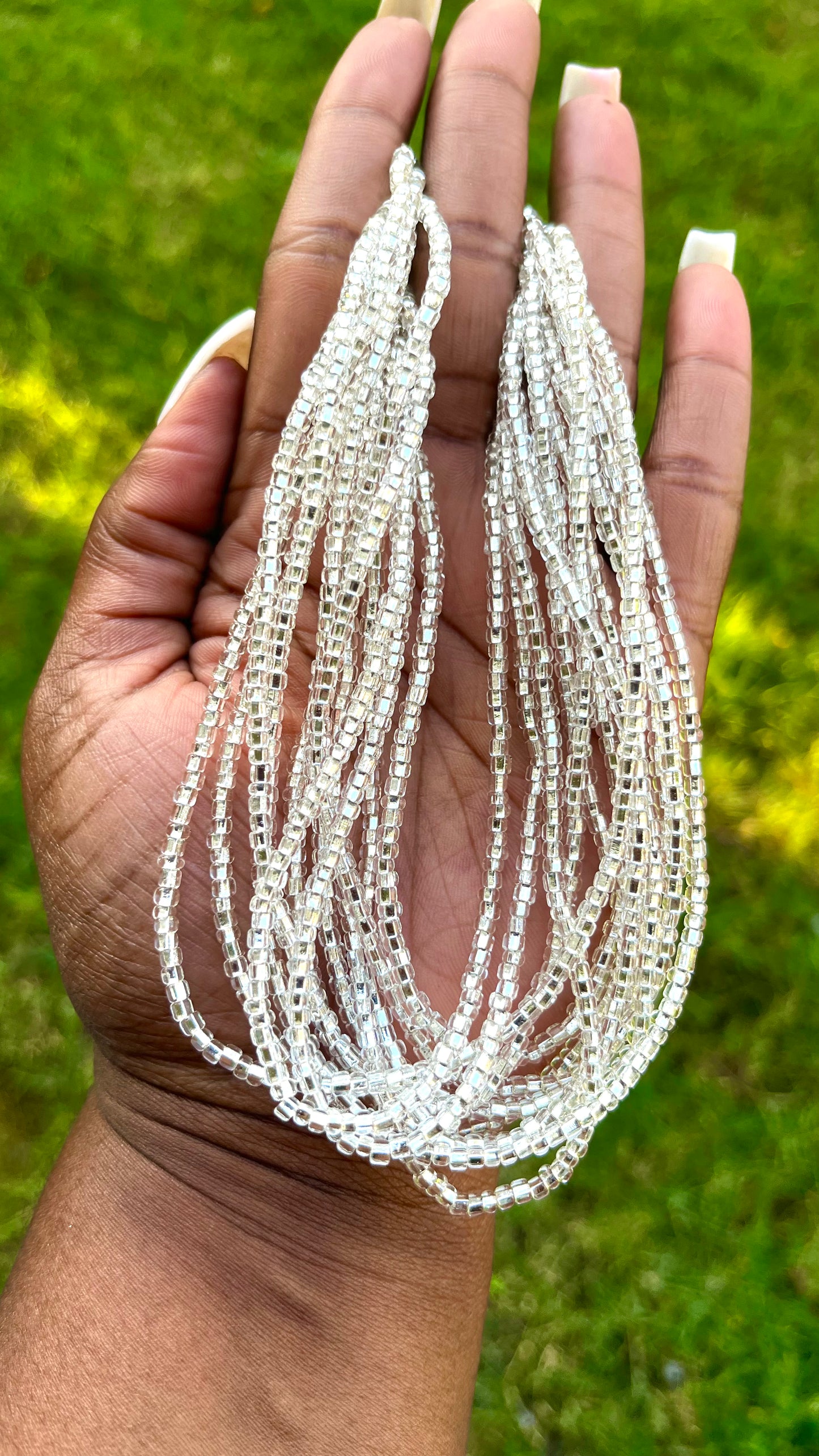 Platinum Waist Beads