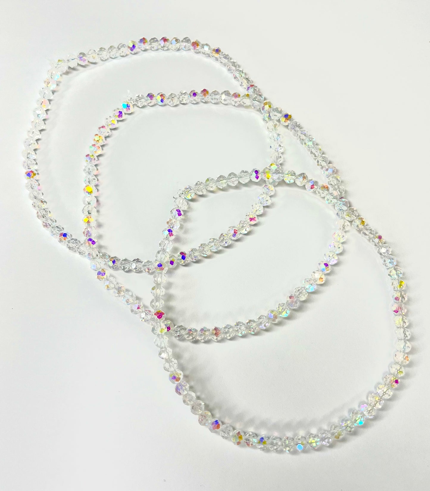 Clear Crystal Luxe Anklet