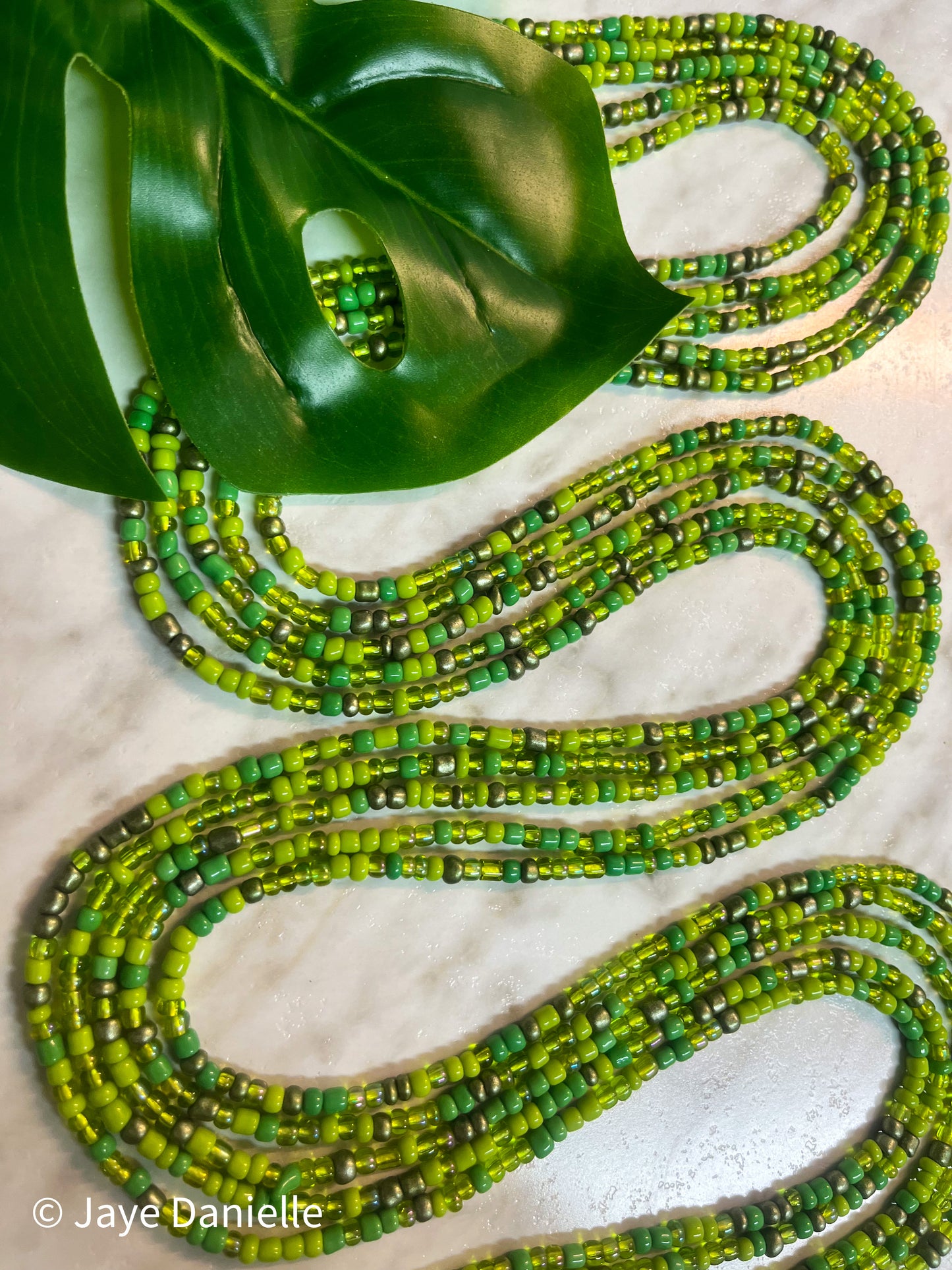Green Pastures Waist Beads